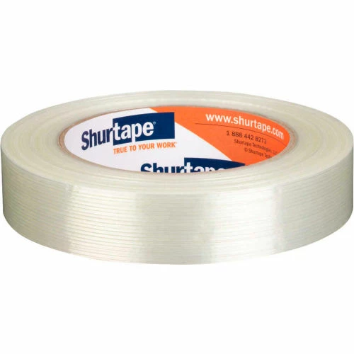 Shurtape® GS 501 Industrial Fiberglass Reinforced Strapping Tape 1" x 60 Yds. 5.4 Mil White - Pkg Qty 36 1 Shurtape® GS 501 Industrial Fiberglass Reinforced Strapping Tape 1" x 60 Yds. 5.4 Mil White - Pkg Qty 36