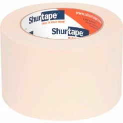 Shurtape® Utility Grade High Adhesion Masking Tape, Natural, 72mm x 55m - Case of 16