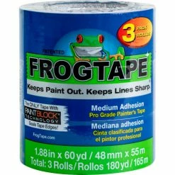 Shurtape FrogTape® Painter's Tape, Pro Grade, Blue, 48mm x 55m - Case of 24