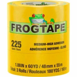 Shurtape FrogTape® Performance Grade, Moderate Temperature Masking Tape, Gold, 48mm x 55m - Case of 24