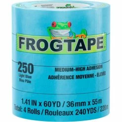 Shurtape FrogTape® Performance Grade, Moderate Temp Masking Tape, Light Blue, 36mm x 55m - Case of 32