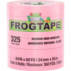 Shurtape FrogTape® FrogTape® Performance Grade High Temp Masking Tape, Pink, 24mm x 55m -Case of 48