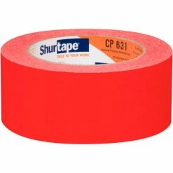 Shurtape® Crepe Paper Masking Tape, CP 631, General Purpose, 48mm x 55m, Red - Pkg Qty 168