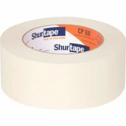 Shurtape® Contractor Grade High Adhesion Masking Tape, Natural, 48mm x 55m - Case of 24