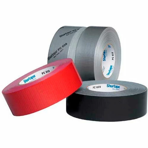 Shurtape, Cloth Duct Tape, Pc 609, Industrial Grade, 36mm X 55m, Silver - Pkg Qty 24 1 Shurtape, Cloth Duct Tape, Pc 609, Industrial Grade, 36mm X 55m, Silver - Pkg Qty 24