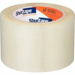 Shurtape® AP 201 Carton Sealing Tape 3" x 110 Yds. 2 Mil Clear - Pkg Qty 24 -Adhesives, Sealants & Tape Sales 2022 SHT 230963