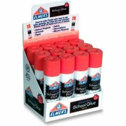 Elmer's Glue Sticks, .21oz., Purple Dries Clear