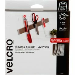 Velcro Brand VELCRO® Brand U.S.A. Inc Fastener Tape, Hook/Loop, Water-Resistant,1"x10', White