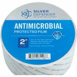 Silver Defender Antimicrobial Film Tape For Multiple Uses, 60'H x 2"W Clear 11 Silver Defender Antimicrobial Film Tape For Multiple Uses, 60'H x 2"W Clear -Adhesives, Sealants & Tape Sales 2022 Silver Defender NEW LABELS00498
