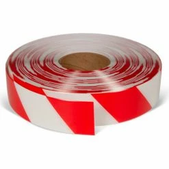 ArmorStripe® Ultra Durable Floor Tape, Red/White, 4" x 100', 2 Pack, Wear Resistant PVC - Pkg Qty 2