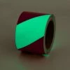 Incom Manufacturing Safety Glow Photoluminescent Tape, Red Stripes, 2"W x 30'L Roll, GT230RD