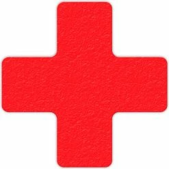 Incom Manufacturing Floor Marking Tape, Red, + Shape, 25/Pkg., LM120R -Adhesives, Sealants & Tape Sales 2022 TOA LM120R