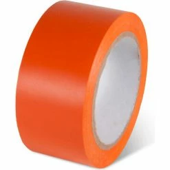Global Industrial Safety Tape, 2"W x 108'L, 5 Mil, Orange, 1 Roll