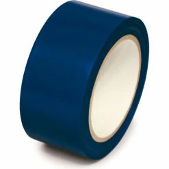 Incom Manufacturing Floor Marking Aisle Tape, Dark Blue, 3"W x 108'L Roll, PST321
