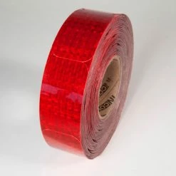 Incom Manufacturing Reflective Marking Tape, Red, 2"W x 3-1/2"W, 50/Roll, RR250RD