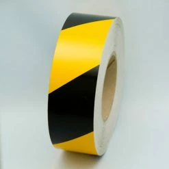 Incom Manufacturing Reflective Marking Tape, Yellow/Black, 2"W x 150'L Roll, RST582
