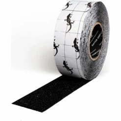 Incom Manufacturing Gator Grip Coarse Grit Anti-Slip Tape, Black, 2"W x 50'L Roll, SG6502B