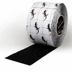 Incom Manufacturing Gator Grip Coarse Grit Anti-Slip Tape, Black, 4"W x 50'L Roll, SG6504B
