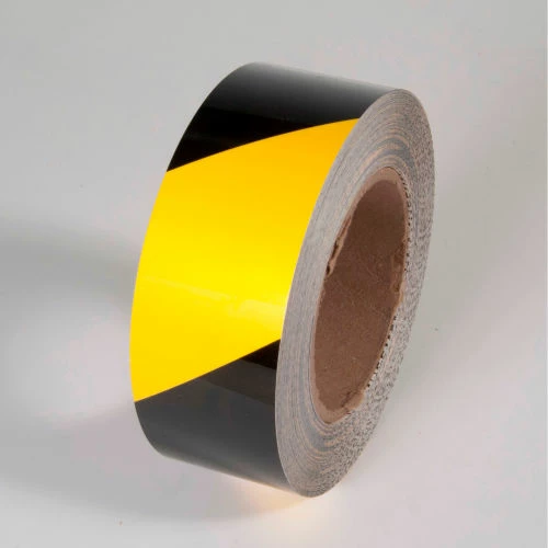 Incom Manufacturing Tuff Mark Tape, Yellow/Black, 3"W x 100'L Roll, TM1203YB 1 Incom Manufacturing Tuff Mark Tape, Yellow/Black, 3"W x 100'L Roll, TM1203YB