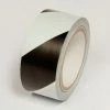 Incom Manufacturing Hazard Marking Tape, Black/White Stripes, 2"W x 108'L Roll, WT2300