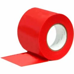 Trimaco Red Polyethylene Tape, 7 mil, 96mm x 54.8m - 39664 - Pkg Qty 24