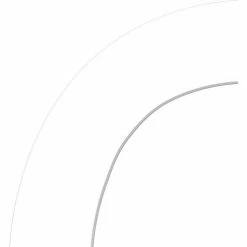 Accuform PTP211WT Tough-Mark™ Floor Marking Shape, 6"x6" 45° Corner, White