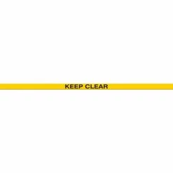 Accuform PTP218 Tough-Mark™ Heavy-Duty Message Strip, Keep Clear, 2"x48" -Adhesives, Sealants & Tape Sales 2022 UFO PTP218
