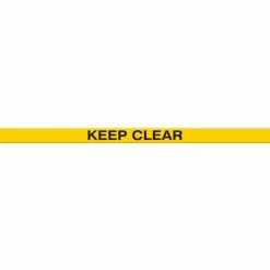 Accuform PTP224 Tough-Mark™ Heavy-Duty Message Strip, Keep Clear, 3"x48" -Adhesives, Sealants & Tape Sales 2022 UFO PTP224