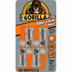 Clear Gorilla Glue Mini Tubes, 3 Grams - 4 Per Pack - Pkg Qty 6