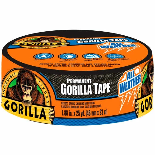 Gorilla All Weather Duct Tape, 1.88" x 25 yd. - Pkg Qty 6 1 Gorilla All Weather Duct Tape, 1.88" x 25 yd. - Pkg Qty 6