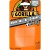 Gorilla Clear Mounting Tape Squares, 24 per Pack - Pkg Qty 6