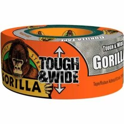 Gorilla Silver Tape Tough & Wide 25YD 4PC Display - Pkg Qty 4