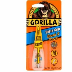 Gorilla Super Glue Brush & Nozzle 6PC Display - Pkg Qty 6