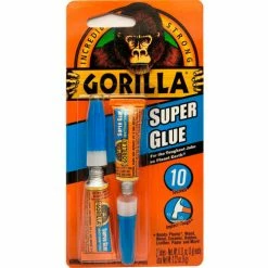 Gorilla Super Glue Tubes 2-3G 10PC Display - Pkg Qty 6