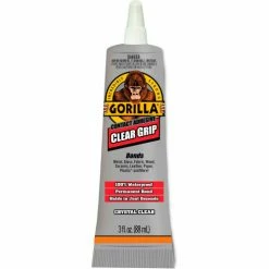 Gorilla Clear Grip Adhesive, 3 oz. - Pkg Qty 6