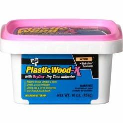 DAP Products DAP® Plastic Wood-X® Latex All Purpose Wood Filler - 16 oz., Natural - 7079800542 - Pkg Qty 8