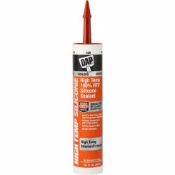 DAP Products DAP® Hi-Temp 100% RTV Silicone Sealant - 10.1 oz., Red - 7079808013 - Pkg Qty 12