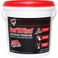 DAP Products DAP® FAST'N FINAL® Lightweight Spackling - 1 Gal., White - 7079812143 - Pkg Qty 4