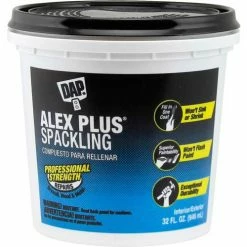 DAP Products DAP® ALEX PLUS® Spackling - 32.0 oz., White - 7079818746 - Pkg Qty 8