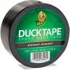 Duck® Colored Duct Tape, 1.88"W x 20 yds - 3" Core - Black