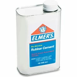 Elmer's® Rubber Cement, Repositionable, 1 qt