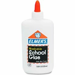Elmer's® Washable School Glue, 7.62 oz, Liquid