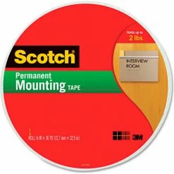 Scotch® Foam Mounting Tape, 3/4" Wide x 1368" Long