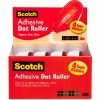 Scotch® Adhesive Dot Roller Value Pack, 0.3 in x 49 ft., 4/PK