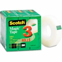 Scotch® Magic Tape Refill, 3/4" x 1000", 3/Pack