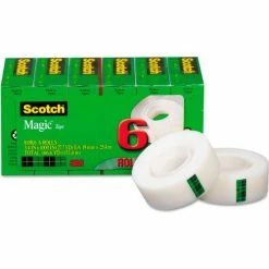 Scotch® Magic Tape Refill, 3/4" x 1000", 6/Pack