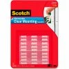 Scotch® Mounting Squares, Precut, Removable, 11/16" x 11/16", Clear, 35/Pack