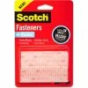 Scotch® Hook and Loop Fastener Tape, 1" x 3", two sets, White
