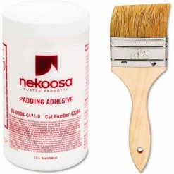 Nekoosa Coated Products Fan-out Padding Adhesive, 32 oz, Liquid