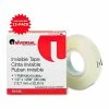 Universal Invisible Tape, 1/2" x 1296", 1" Core, Clear